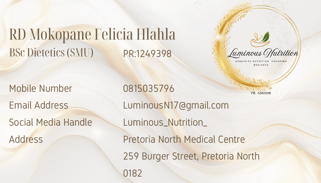Luminous Nutrition Registered Dietician