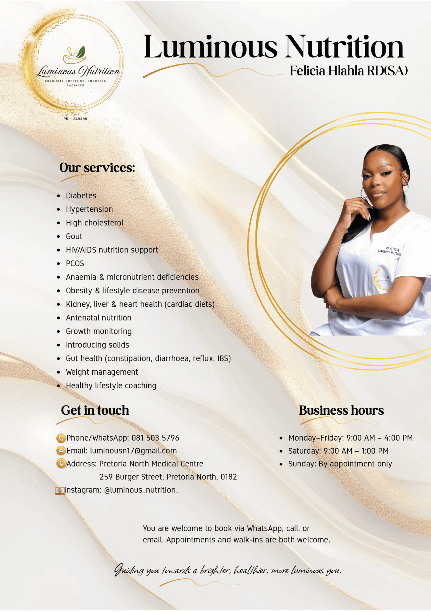 Luminous Nutrition Registered Dietician